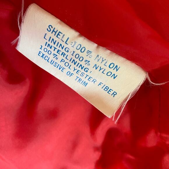 EUC Vintage Slalom Red White Blue Matching Ski Sweater & Jacket Fits a Small - Picture 9 of 11